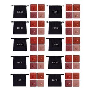 Dior 10pk Rouge Iconic Couture Lipstick Sample Set 100 720 777 999 & Iconic Bag